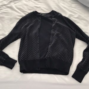 Ann Taylor Navy sweater set size M